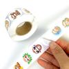 500 Sheets/Roll, Sloth Sticker, Roll Sticker, Decorative Handbook Material, Sealing Roll, Sealing Sticker.