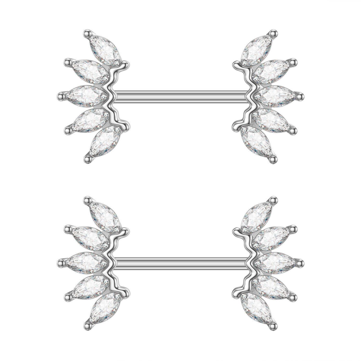 

2 шт., хирургическая сталь, пирсинг сосков, штанга, кольцо для защиты сосков, ювелирные изделия для тела, подарок