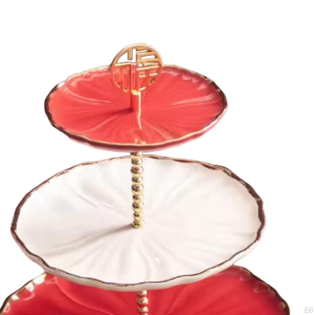 Layered Cake Stand Cupcake Holder Light Luxury Display Candy Plate Dessert Tiered Serving Tray