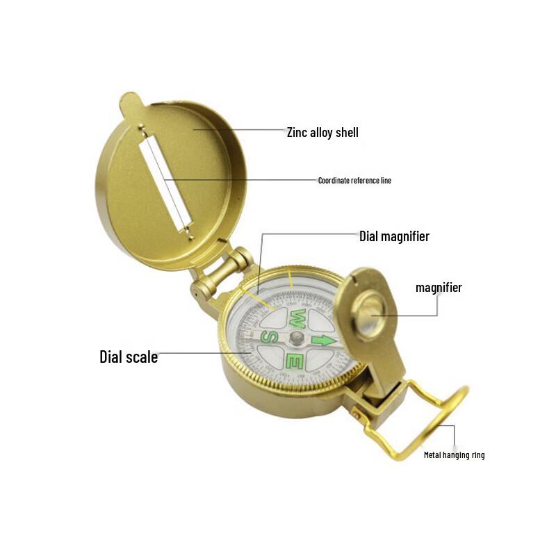 Multi-functional Outdoor Flip Compass