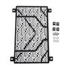 Cooler Grille Guard Motorcycle Radiator Protector Black Aluminum for Kawasaki Ninja400 Ninja250 2018 2019