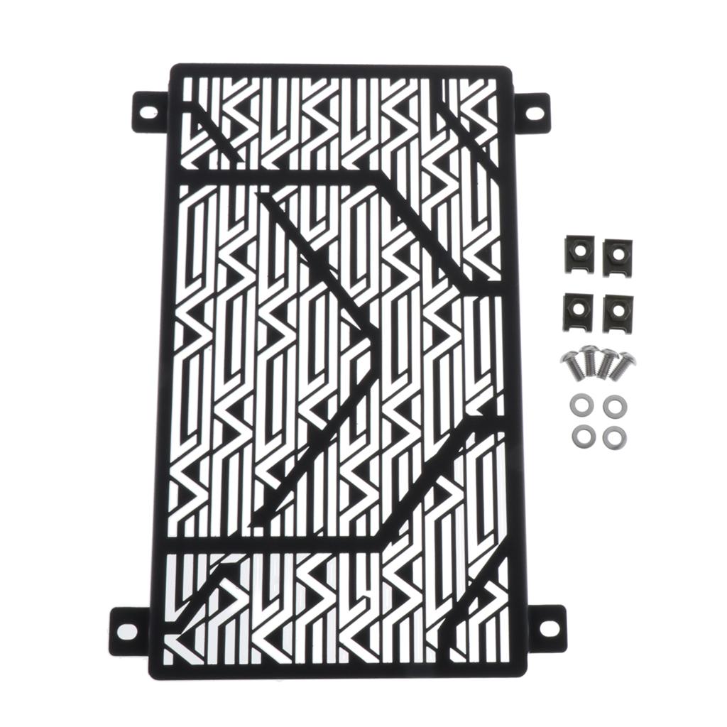 Cooler Grille Guard Motorcycle Radiator Protector Black Aluminum for Kawasaki Ninja400 Ninja250 2018 2019