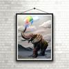 DIY Elephant 5D Diamond Painting Full Round Drill Animal Diamond Embroidery Cross Stitch Kits Wall Art Home Decor Drop&amp;shiping