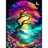 GATYZTORY Oil Painting By Numbers Landsape Tree For Adults Coloring By Numbers Painting Gift Home Decoration Acrylic Paints