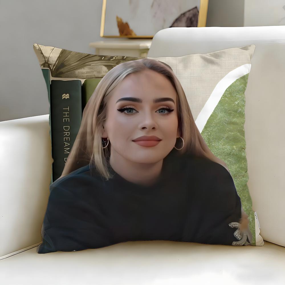 

classic singer Adele Cushion Cover Soft & Easy-Wash Pillow Case – Versatile for Couch, Bed, Travel and Office 30cmx30cm