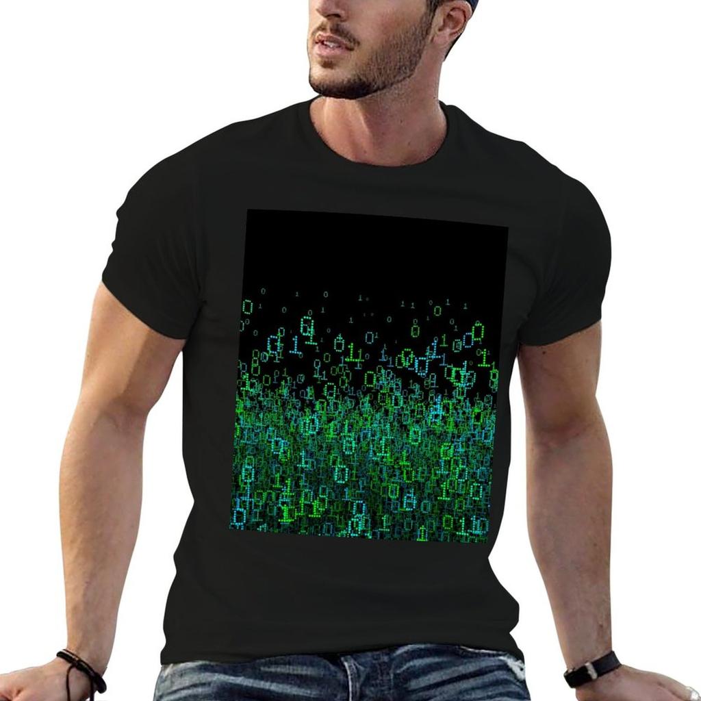 Binary Cloud T-Shirt man t shirt designer t shirts designer man t shirt luxury T-shirt