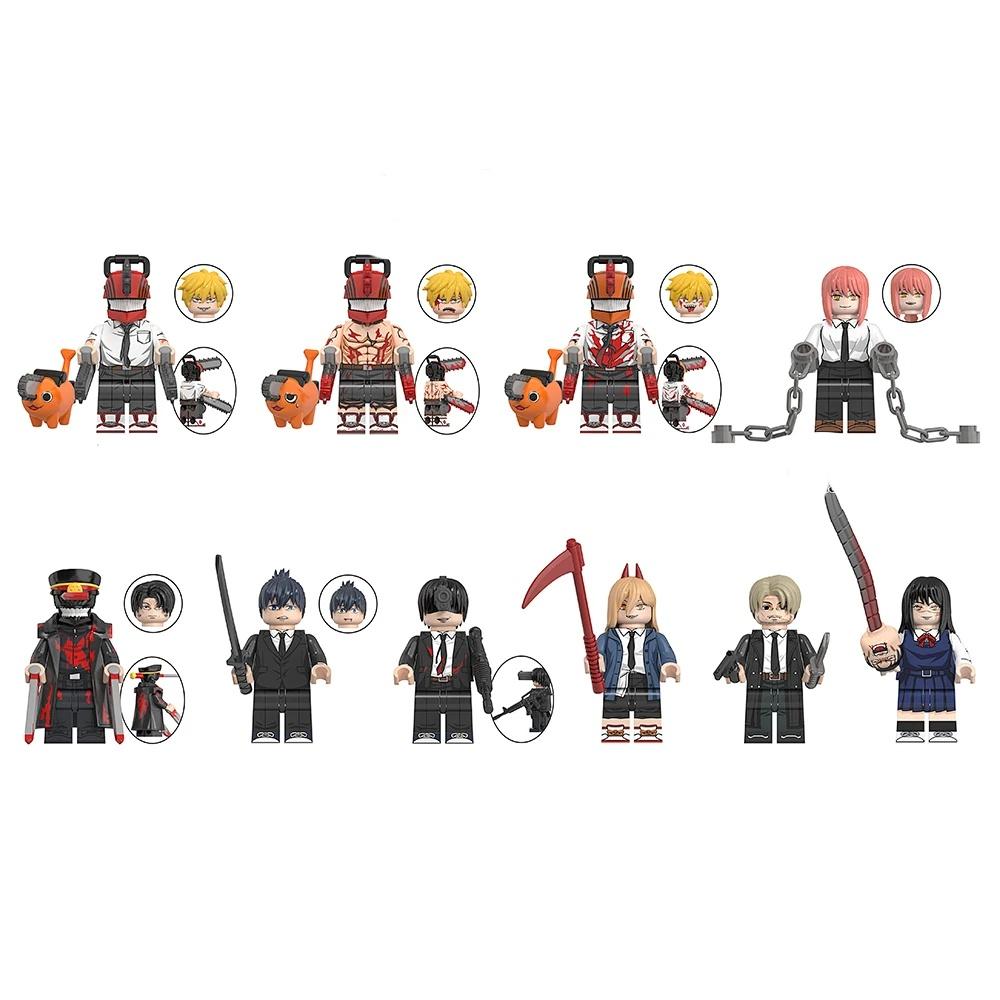 Collection of Chainsaw Man Third-party Assembly Toys