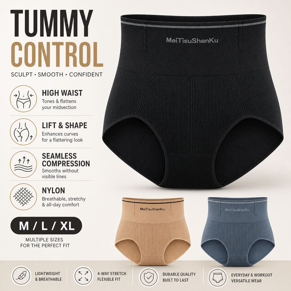 Abdominal Contraction Compression Underwear High Waisted Yoga Pants for Yoga Workout&Everyday Wear
