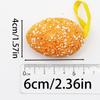 (6pcs/pack) 4x6cm Easter Color Particle Simulation Egg Foam Eggs Festival Decorations Party Pendant DIY