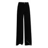 Women's Gold Velvet High-Waisted Wide-Leg Pants - Spring 2026 Slimming, Straight-Leg, Solid Color, Long and Versatile.