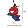 Urocze Naklejki Samochodowe Spider-Man Stylizacja Venom Wodoodporne Szyby Samochodowe Lusterka Wsteczne Śmieszne Naklejki Winylowe Dekoracje Szyby