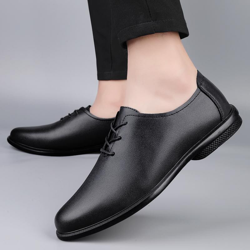 Men's Dress Shoes Genuine Leather Oxfords Shoes for Men 2025 New British Style Luxury Flats Business Male Gentleman Casual Shoes