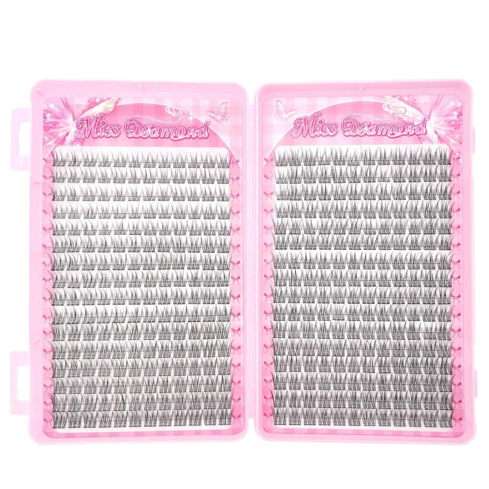 32 Rows Eyelash Extension Fluffy Individual Eyelashes Tweezers Cluster Eyelashes  Music Festivals