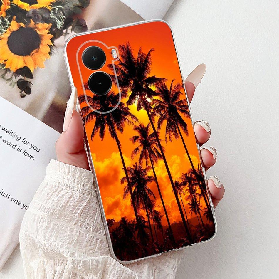 For Xiaomi Poco M7 Plus PocoM7 4G Cool Dragon Tiger Painted Phone Case For POCO M7 4G M7Plus Soft Silicone TPU Cases
