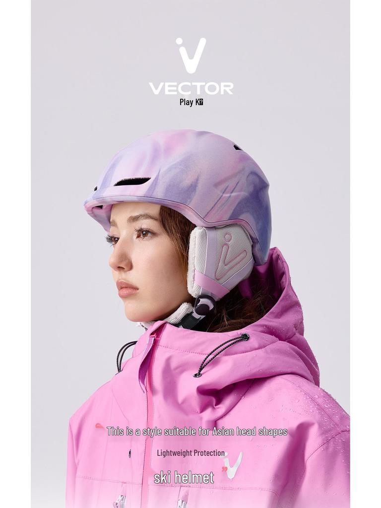 VECTOR Ski & Snowboard Helmet for Men & Women - Anti-Collision, Anti-Fall Safety Gear
