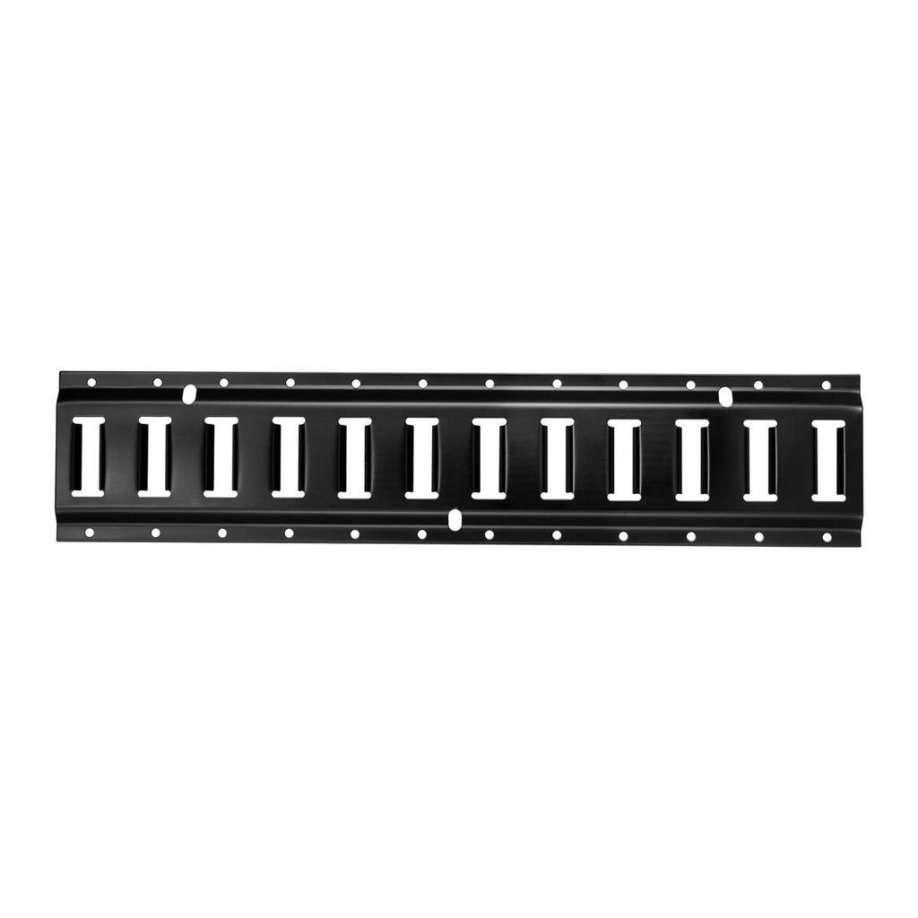 Kit de Rails d'Arrimage E-Track, Lot de 4 Rails E-Track de 0,6 m, 20 Pièces Comprend 2 Sangles à Cliquet & 4 Anneaux en O & 4 Points d'Arrimage avec Anneau en D & 2 Emplacements Simples & 8 Embouts