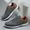 New Walking Sports Shoes Leather Waterproof Casual Sports Shoes Non-slip Shock Absorption Running Shoes Men's Tennis Shoes