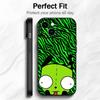 Quirky Cult Cartoon I-Invader Zim Phone Case Phone Case Soft Packaging Lightweight For iPhone17 16 15 14 13ProMax