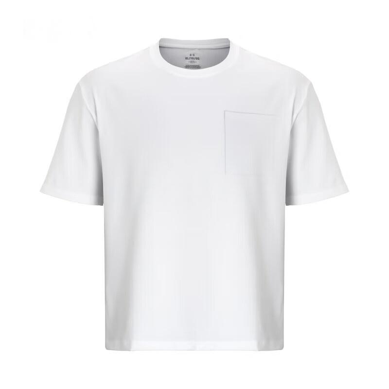 Under Armour Meridian Pocket T-Shirt White Men s 1382805-100 XL