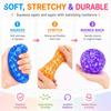 New Cute Stress Relief Squishy Ball Slow Rising Diamond Glitter Sensory Fidget Toy Gift