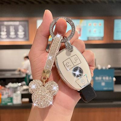For Mercedes Benz Key Case Cover New Class C Class E Class A C260L Shell E300L Buckle A200L Car GLC300 GLA GLE Buckle