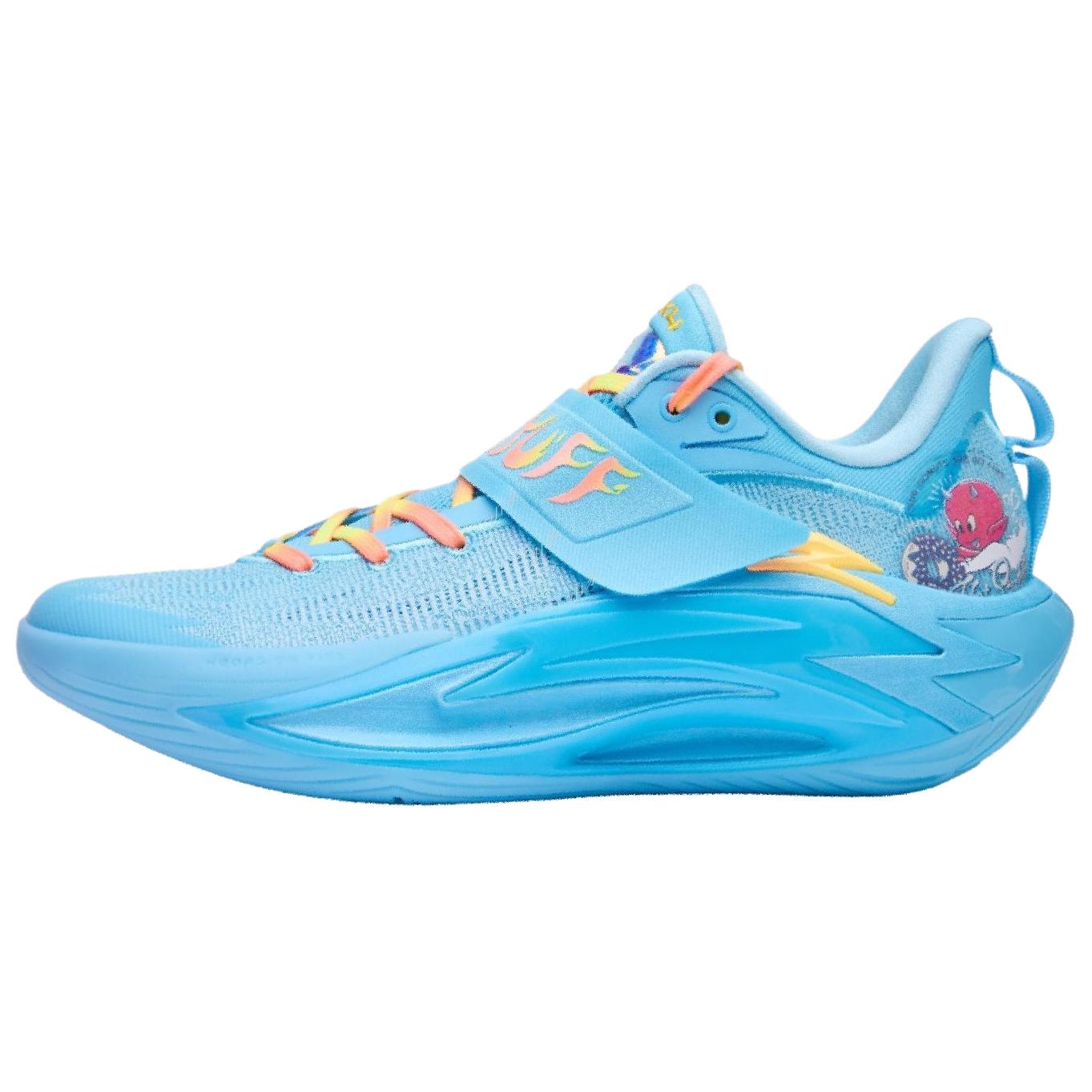 Anta Crazy Tide 7 Pro Professional Basketball Shoes Men sneaker Sky-Blue 112621111-2 42.5