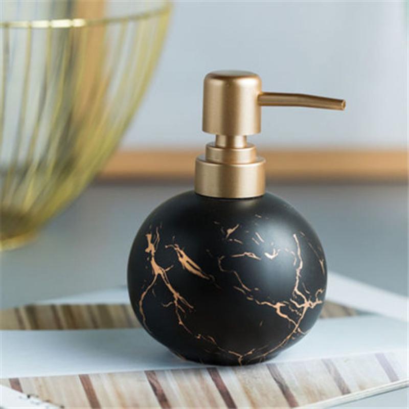 Marbled Porcelain Lotion Bottle Travel Portable Soap Dispenser Bathroom Accessories Household Hand Sanitizer Divided Bottle New