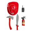 Simulation Plastic Firefighter Set Halloween Party Cosplay Prop Child Playing House Role Play Toy For Kid