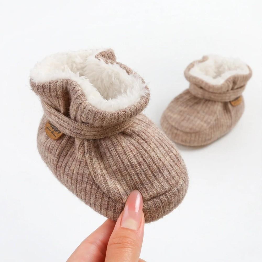 0-18M Infant Walking Shoes with Gripper Non Slip Boots Durable Warm Baby Shoes