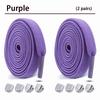 2Pair Elastic Laces Sneakers Tennis Shoelaces without ties Kids Adult No Tie Shoe laces 8mm Flat Shoelace Shoes Accessories