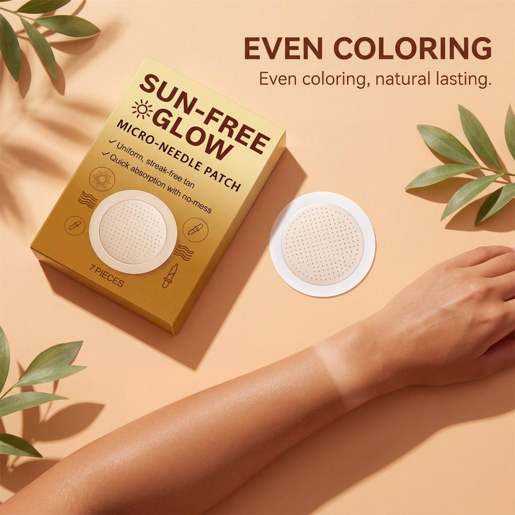 Body Tanning Accelerator Patch Summer Outdoor Bronze Skin Natural Glow Self-Tanning Skin Care Patch
