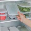 Food Grade Plastic Storage Container Airtight Sealed Transparent Kitchen Organizer for Refrigerator Freezer Food Fresh Keeping