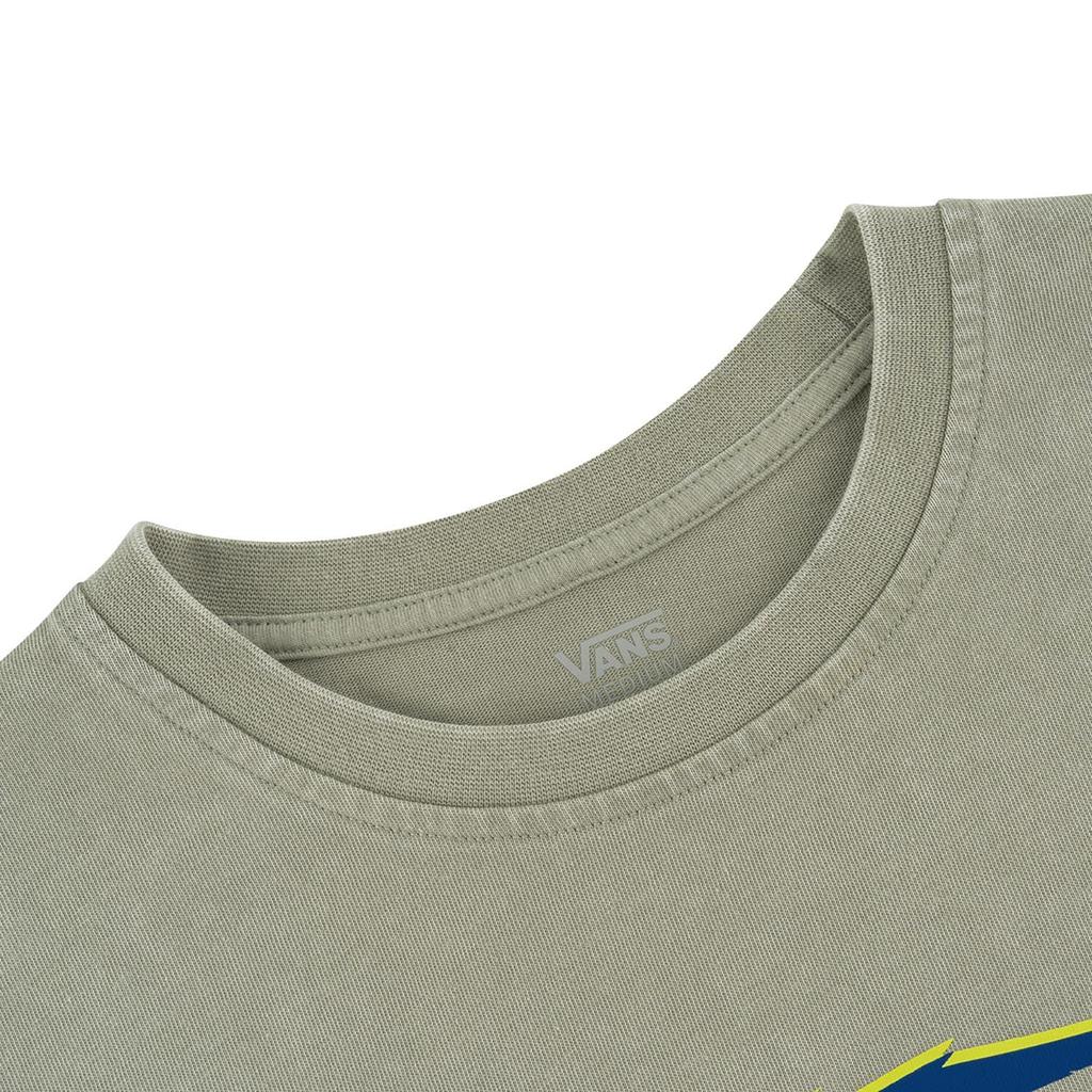 Vans Modisches Vielseitiges Rundhals Kurzarm T-Shirt Damen Tops Grau-Grün VN000NMNZUJ