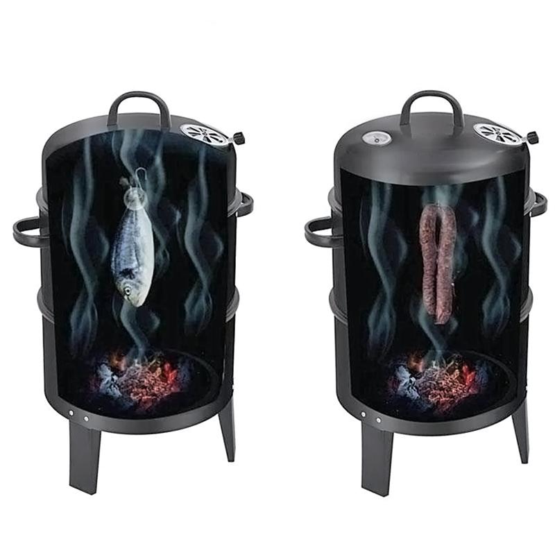 Outdoor BBQ Smoker Grill 40×84cm