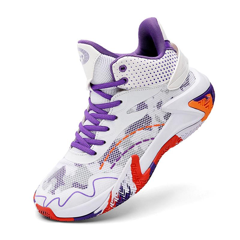 Large Size Basketball Shoes High Top Shoes Casual Fashionable Breathable Sports Shoes and Practical Sports Shoes