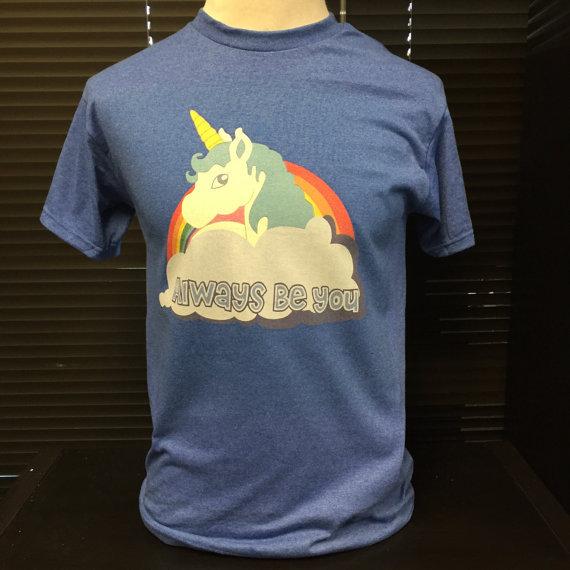 Central Intelligence Unicorn the rock kevin hart Dwayne Johnson T Shirt Unisex T-Shirt M