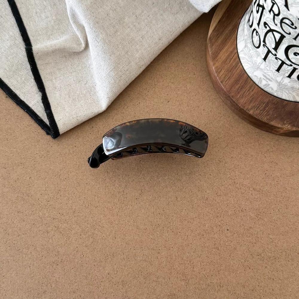 Spring Hinge Banana Hair Clip Curved Banana Shape Hair Barrette Hair Claw Clip Half up Styles
