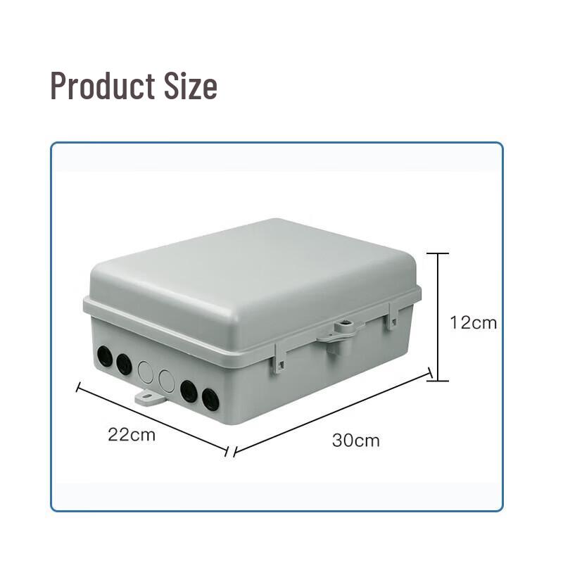 Qi Shao 24-Core FC Wall-Mounted Fiber Optic Distribution Box