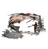 Wall Fishing Decor - Hanging Fish Sculpture for Living Room Entryway, Home Wall Ornament