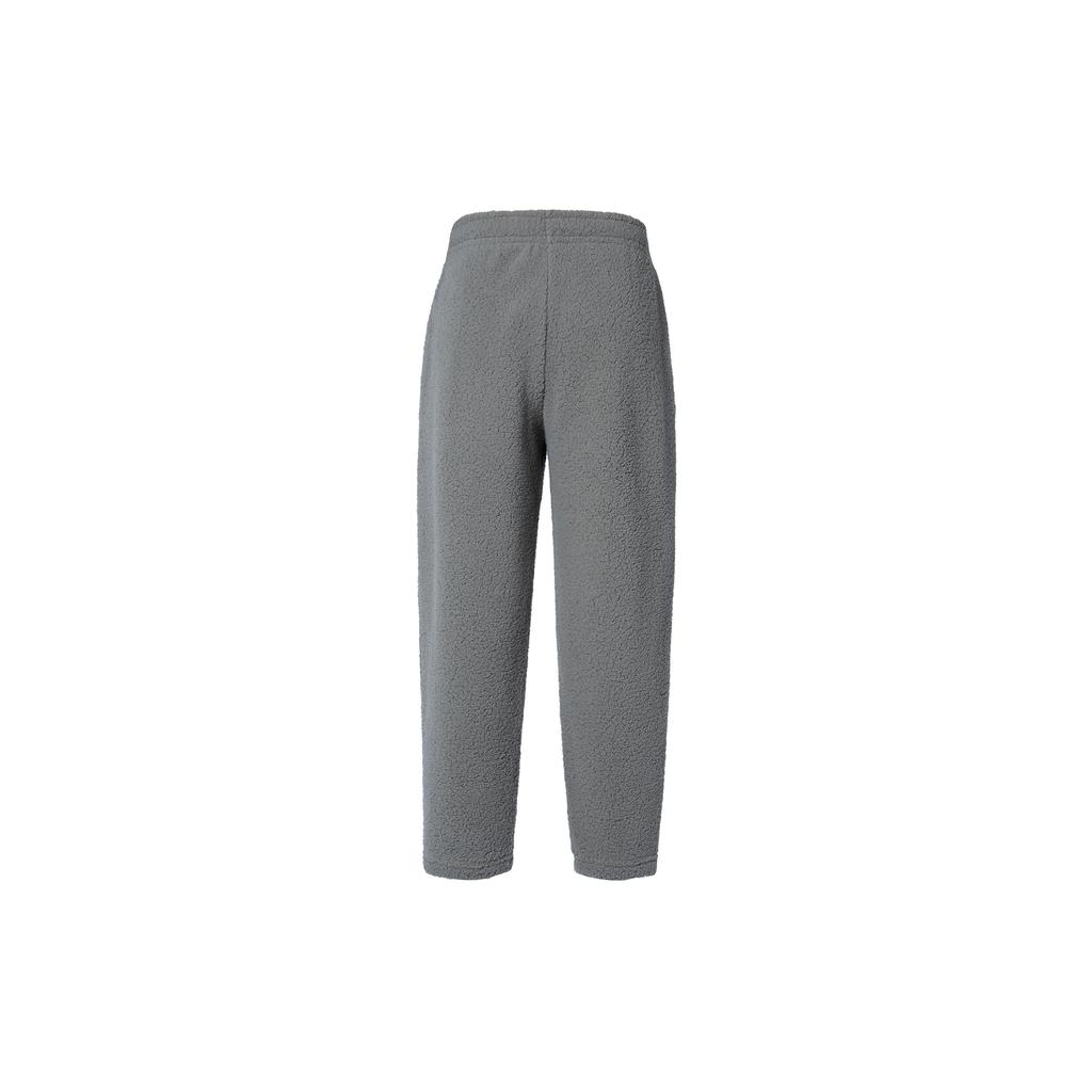 Nike Therma-Fit Solid Color Drawstring Fleece Warm Casual Pants Women Bottoms Light-Gray DQ6262-029