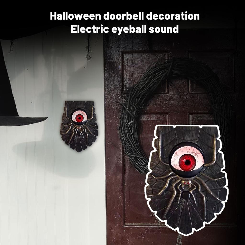 Halloween One-eyed Doorbell Decoration Electric Eyeball Sound