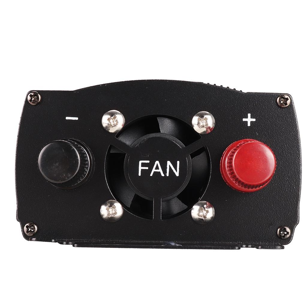 Noi invertoare solare pentru mașină DC 12V 24V la AC 220V Invertor cu undă sinusoidală pură de 1000W cu display LED Convertor de tensiune Negru