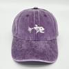 Embroidered Skullfish Fish Bone Vintage Soft Baseball Caps Men Women Water Washed Hat Sports Fishing Summer Autumn Peaked Cap
