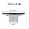 Audio Turntable Metal Disc Stabilizer LP Vinyl Record Clamp