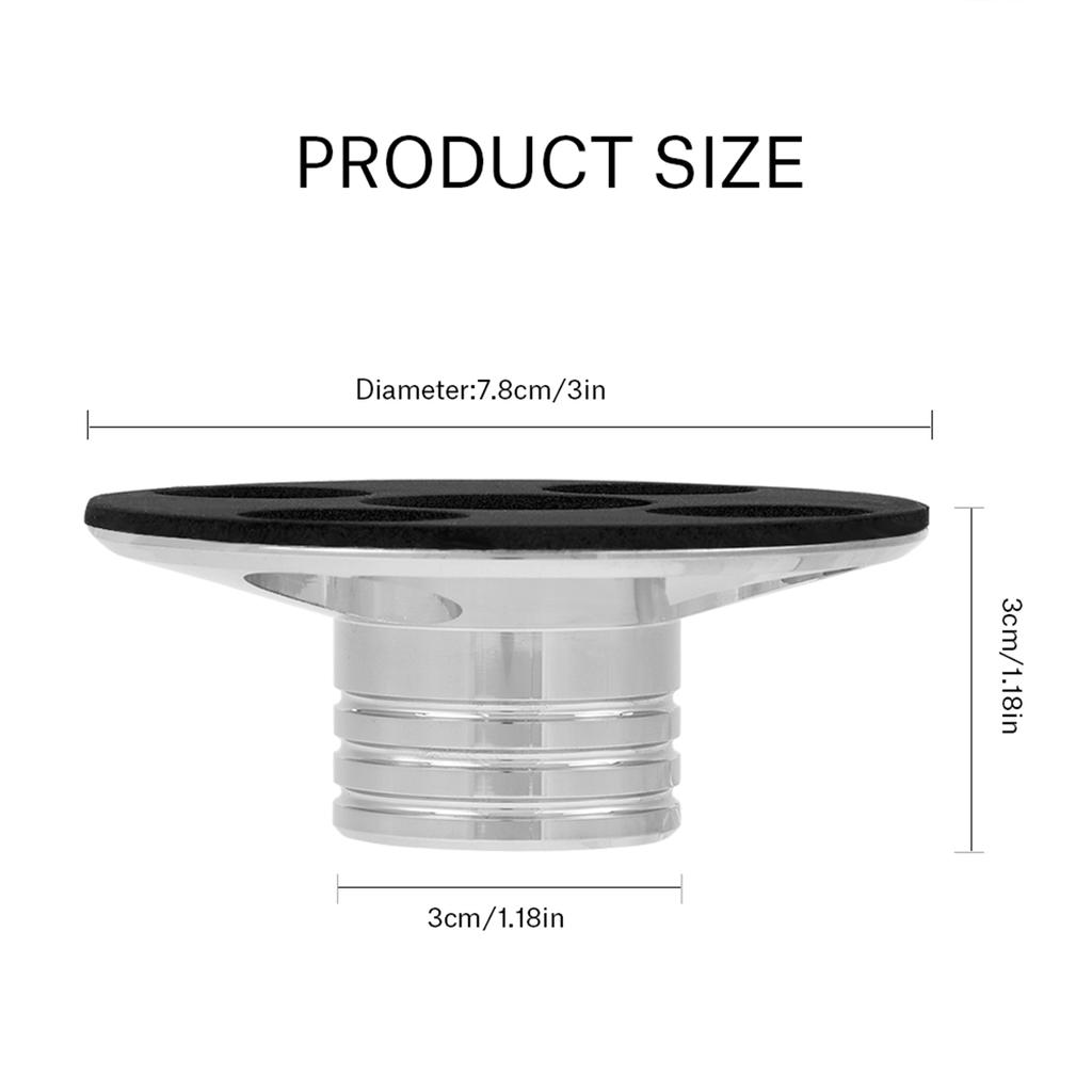 Audio Turntable Metal Disc Stabilizer LP Vinyl Record Clamp