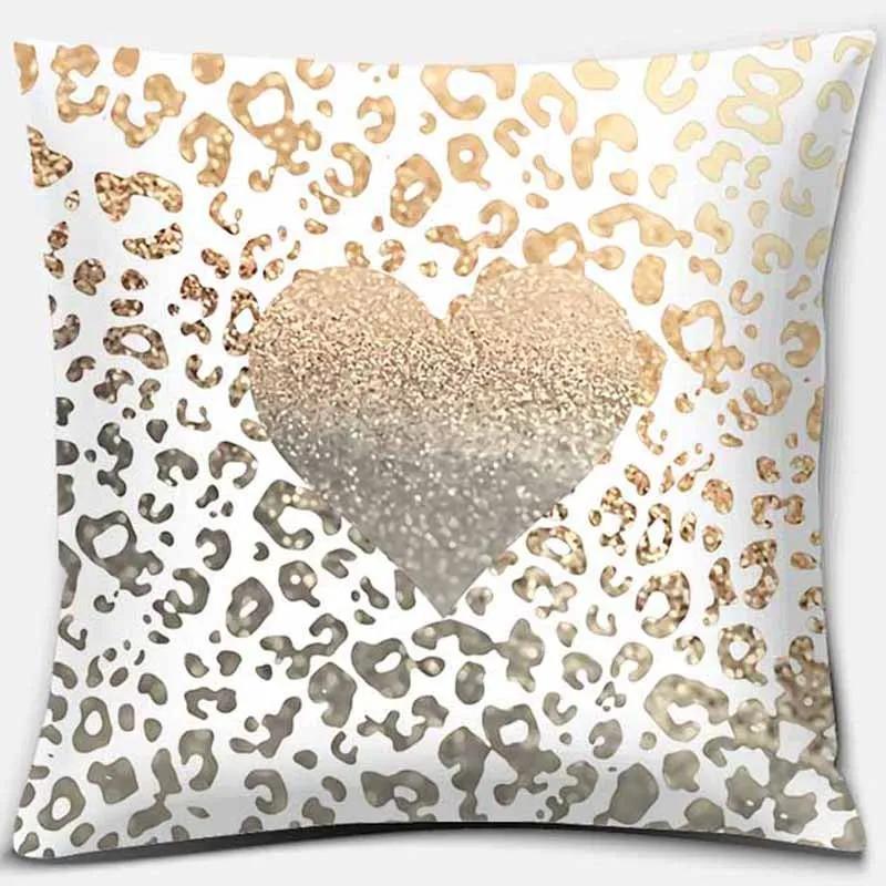 

Наволочка с рисунком золотого гравия для гостиной, офиса, дома, наволочка для автомобиля, украшения 50x50cm