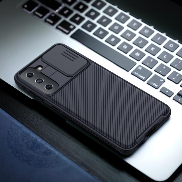 Dla Samsung Galaxy S21 5G NILLKIN Seria Black Mirror Pro Camshield Pełne Pokrycie Pyłoszczelne Odporne na Zarysowania Etui na Telefon
