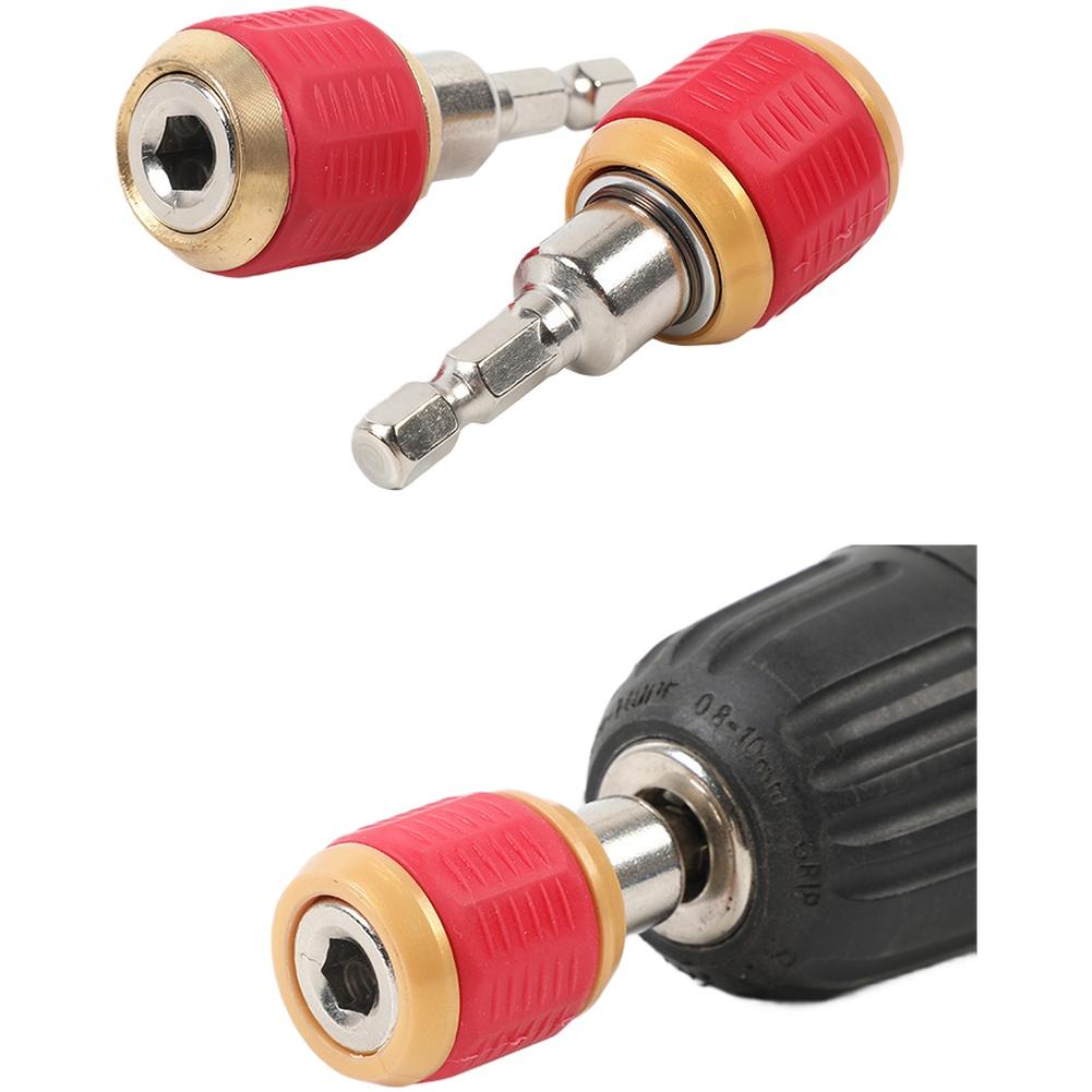 14 Inch Keyless Drill Bit Chuck Adapter Converter with Hex Shank Featuring Non Slip Grip for Precision and Ease of Use