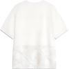 Li Ning Sports Trend Series Weekend Youth Printed Crew Neck Comfortable Breathable Loose Short Sleeve T-Shirt Unisex Tops Off-White AHSU327-1