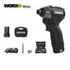 WORX 12V Brushless Cordless Electric Screwdriver Drill (WE203) CN plug (adapter included)
